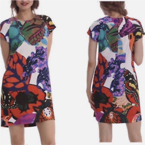 Desigual by Christian Lacroix | Butterfly Shift Dress - Picture 13 of 13